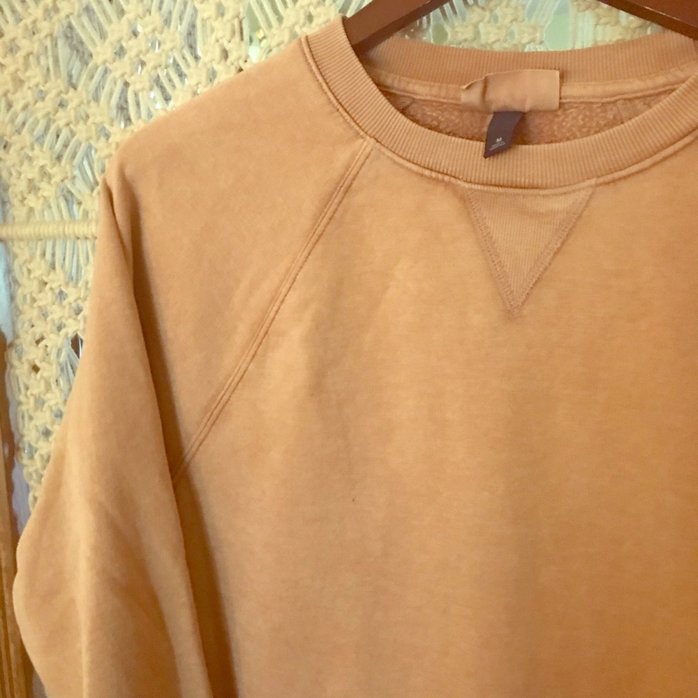Rusty Peach Crewneck Boho Sweatshirt